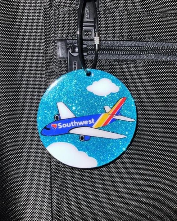 Southwest Inspired Luggage Tag