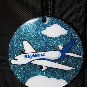 SkyWest inspired luggage tag