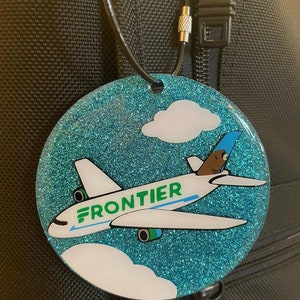 Frontier inspired luggage tag
