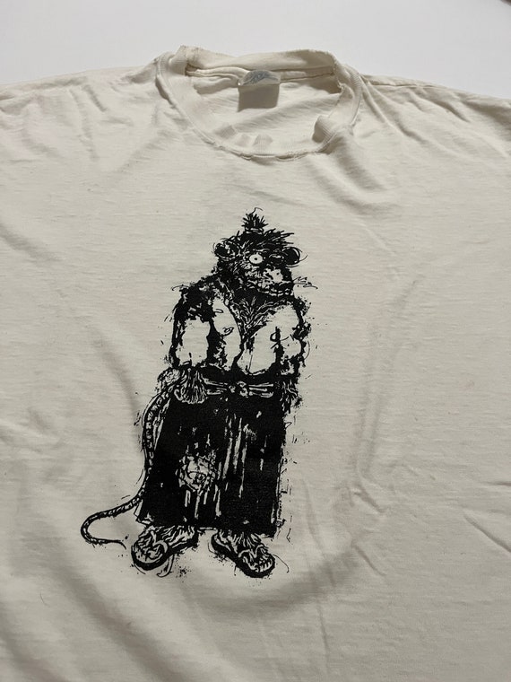Vintage 90s Rat Mouse Ninja Samurai Shirt XL Larg… - image 5