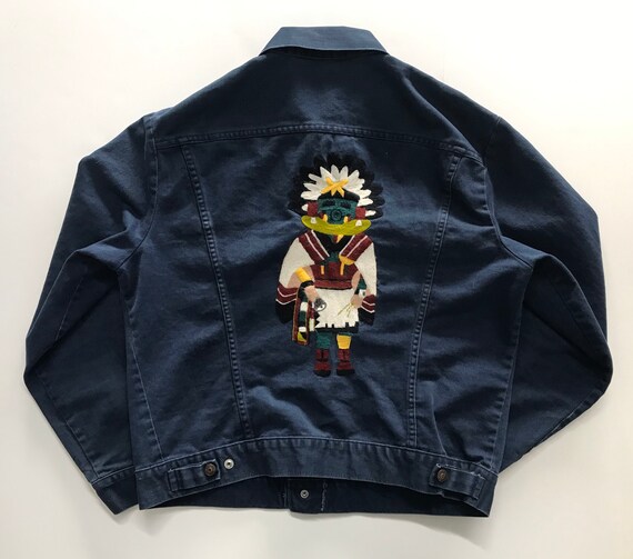 Vintage 1970s Levi Denim Jeans Jacket Medium Blue