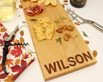 Personalized Cheese Board -  Client Gift, Engagement Gift, Realtor Gift, Corporate Gift, Valentines Day Gift, Engraved Cutting Board