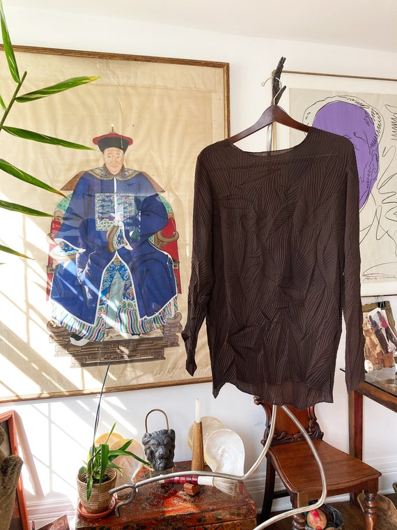 オープンセール 福袋 OLD pleats/gauze/check n/s top トップス