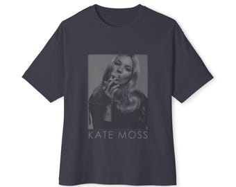 Kate Moss Fashion Icon T-Shirt, 90s Supermodel Print *Smokin Hot
