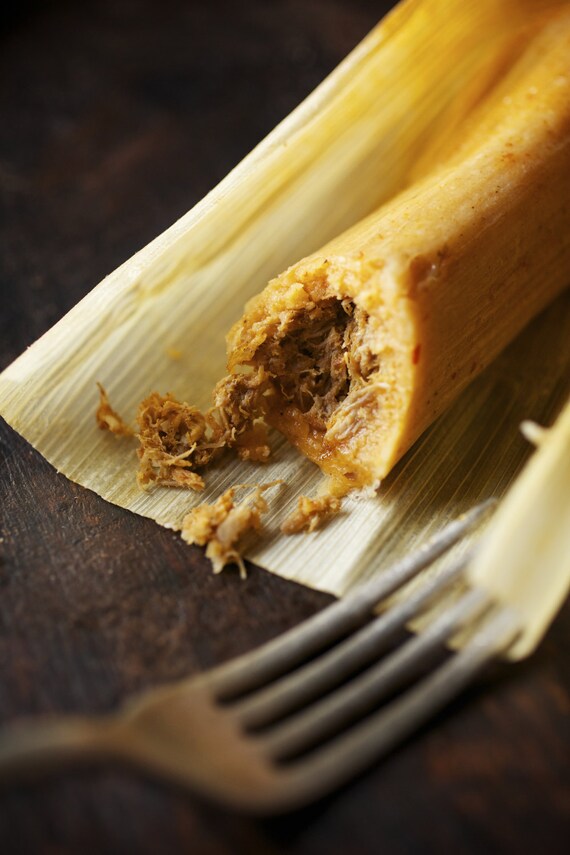 Pork Tamales 1 Dozen Etsy