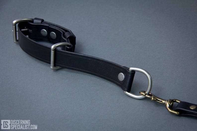 Leather Choke Collar BDSM Etsy