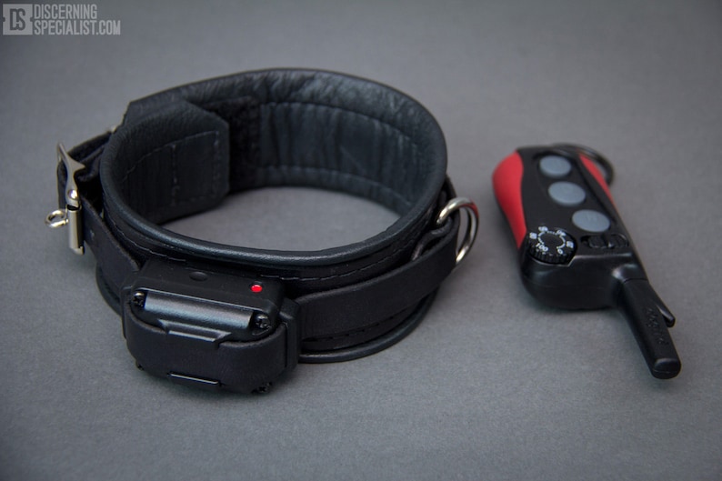 Premium Leather Shock Collar BDSM Etsy