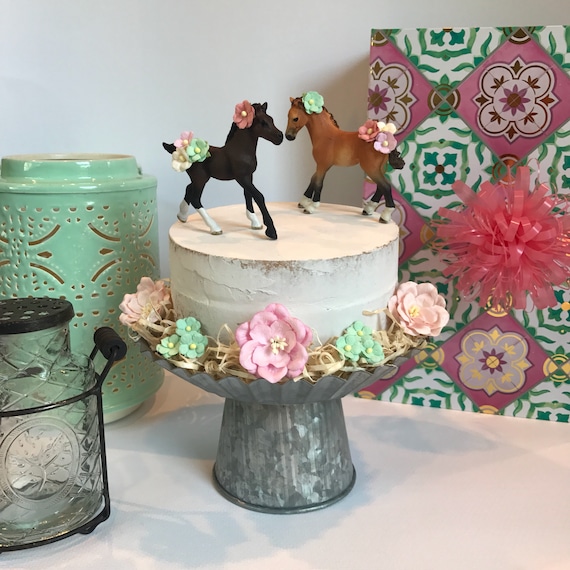 Pony Cake Topper Horse Party Decorations Girl Birthday