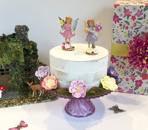 Fairy Cake Topper Fairy Party Decorations Fairy First Birthday Etsy