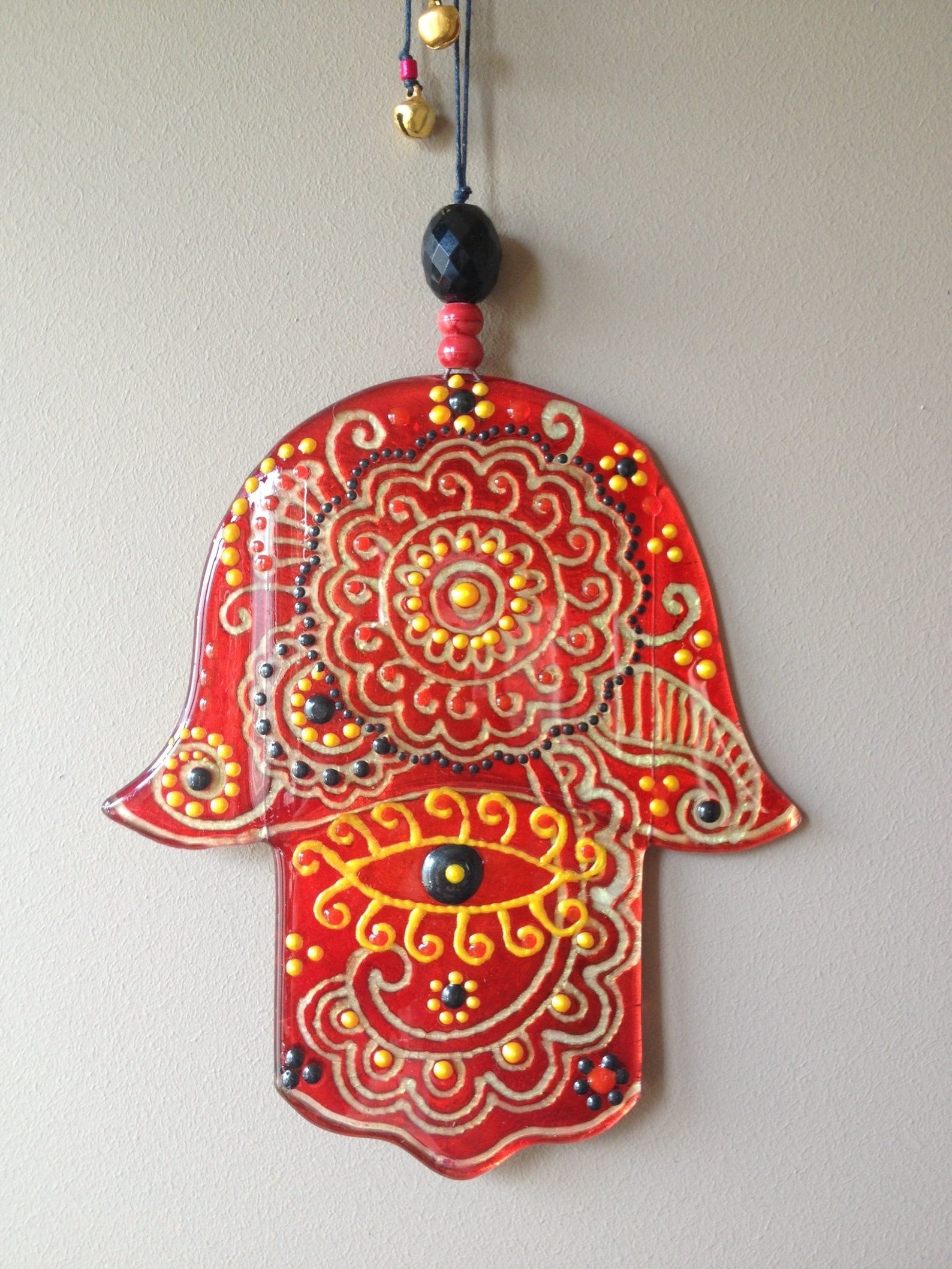 Hamsa Hand Hamsa Wall Decor Khamsa Sacred Protection Symbol Etsy