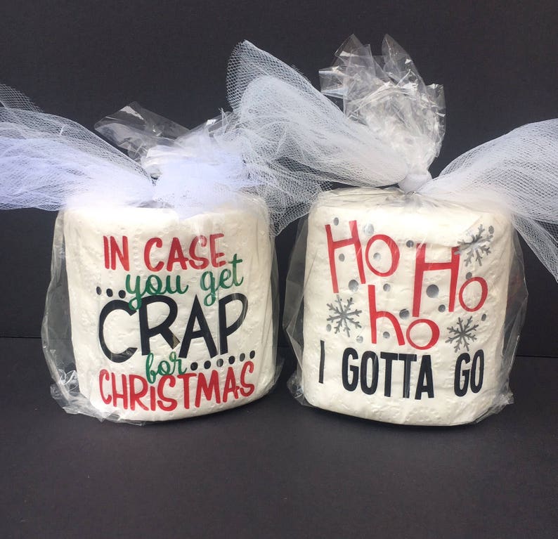 Christmas Novelty Toilet Paper Gag Gift Novelty Present Etsy