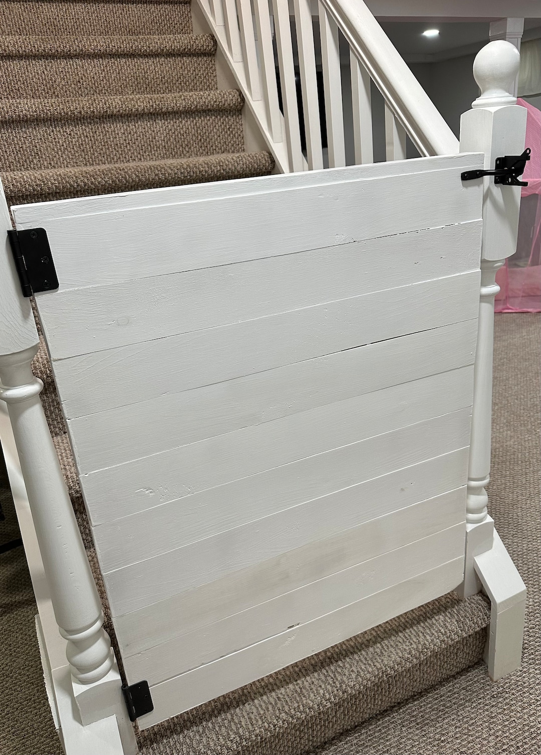 Baby gate custom wooden baby gate pet gate wooden gate stairway gate