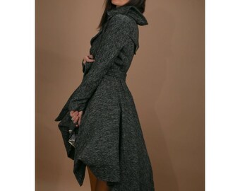 high low winter coat