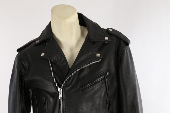 Vintage Interstate Black Leather Motorcycle Jacket Size 40 Vintage Interstate Black Leather Motorcycle Jacket Size 40