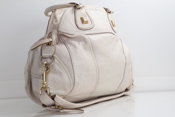 Vintage GIVENCHY Cream Leather Detachable Shoulder Strap Satchel Bag Etsy Canada