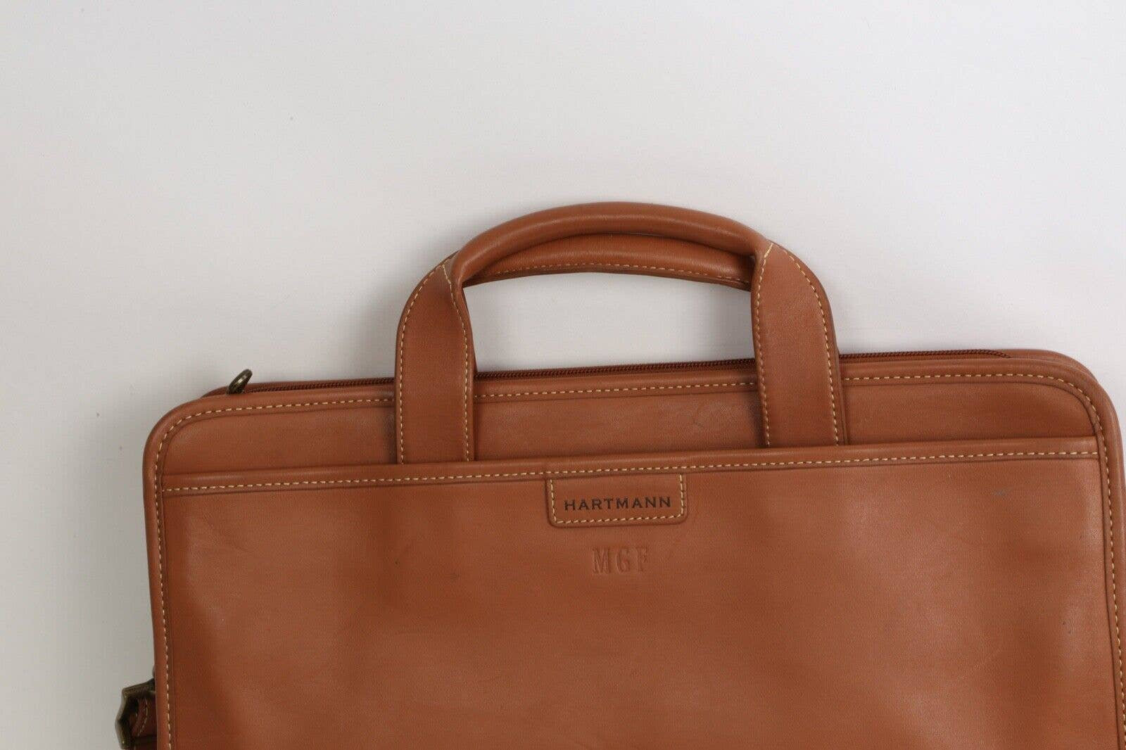 Vintage HARTMANN Brown Leather Briefcase Messenger Shoulder Bag Etsy