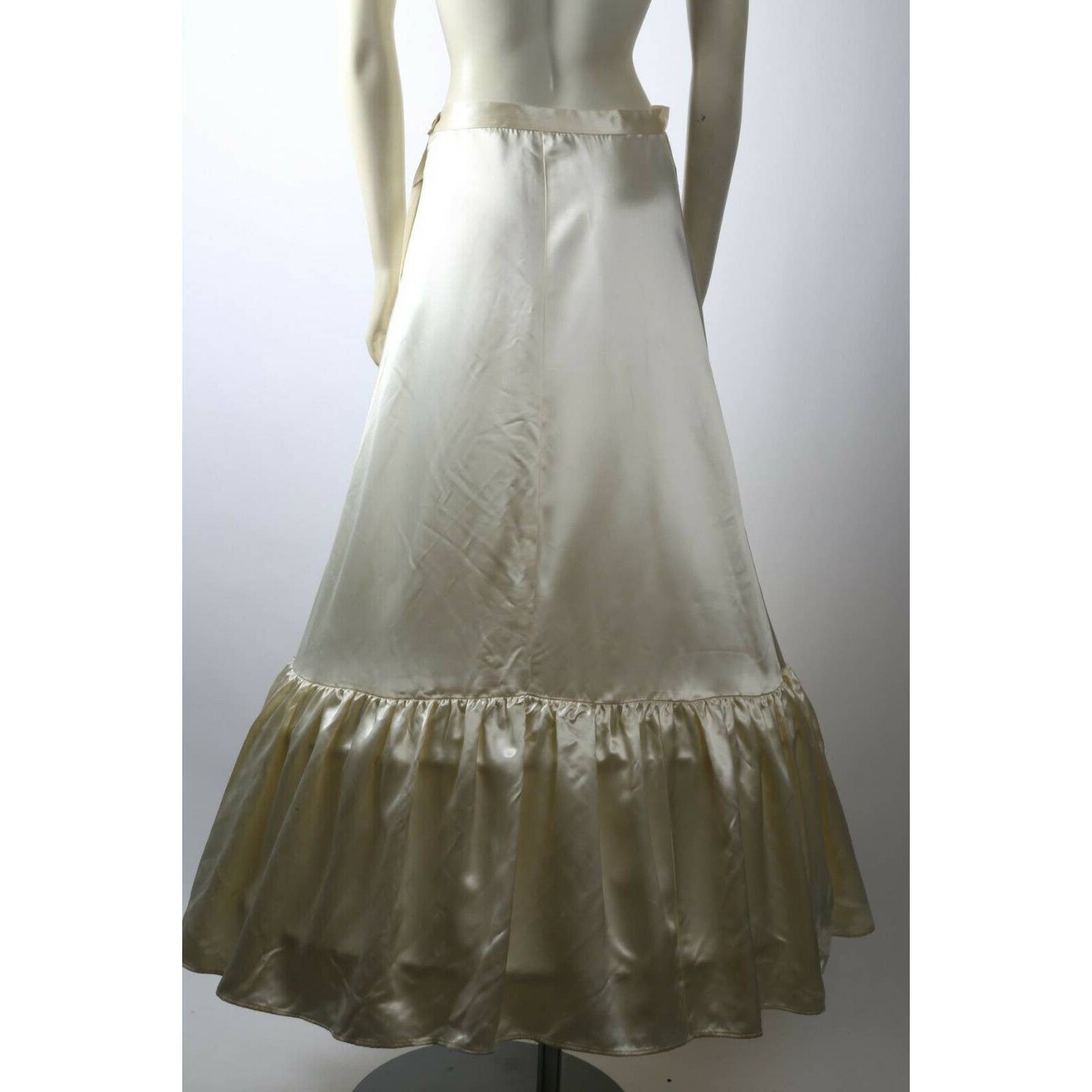 Vintage Unbranded Ivory 1860 Victorian Costume Long Skirt Size | Etsy