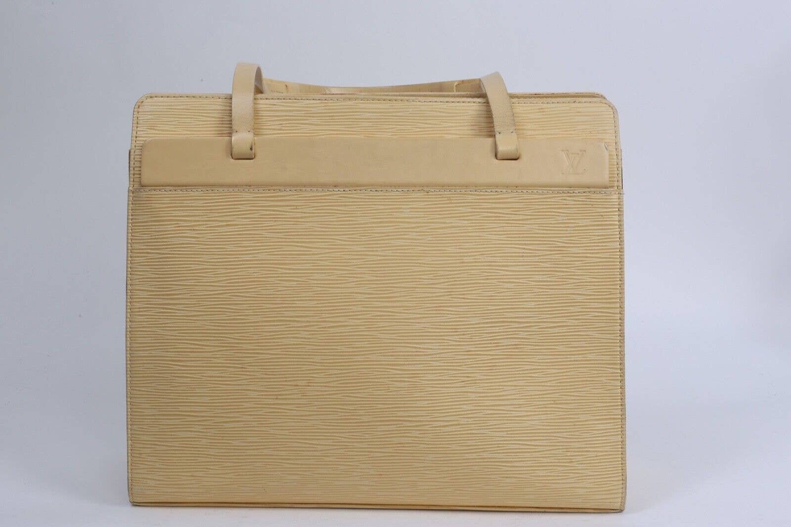 LOUIS VUITTON Vintage Beige Epi Croisette PM Vanilla Double 