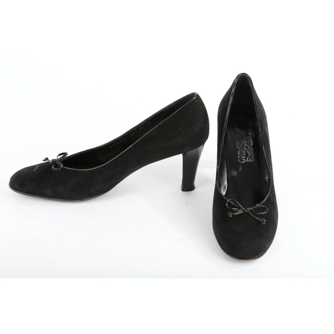salvatore ferragamo heels with bow