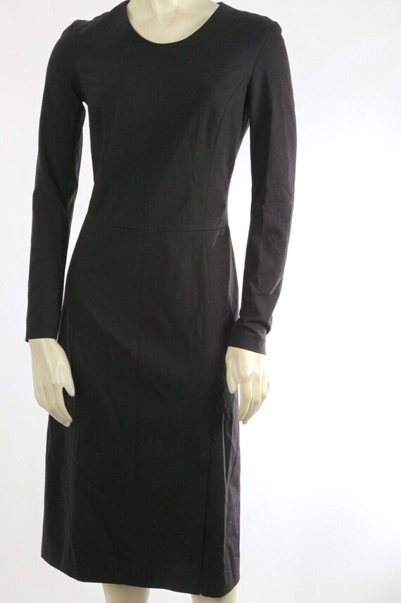 Vintage Giorgio Armani Black Wool Long Sleeve Bel… - image 3