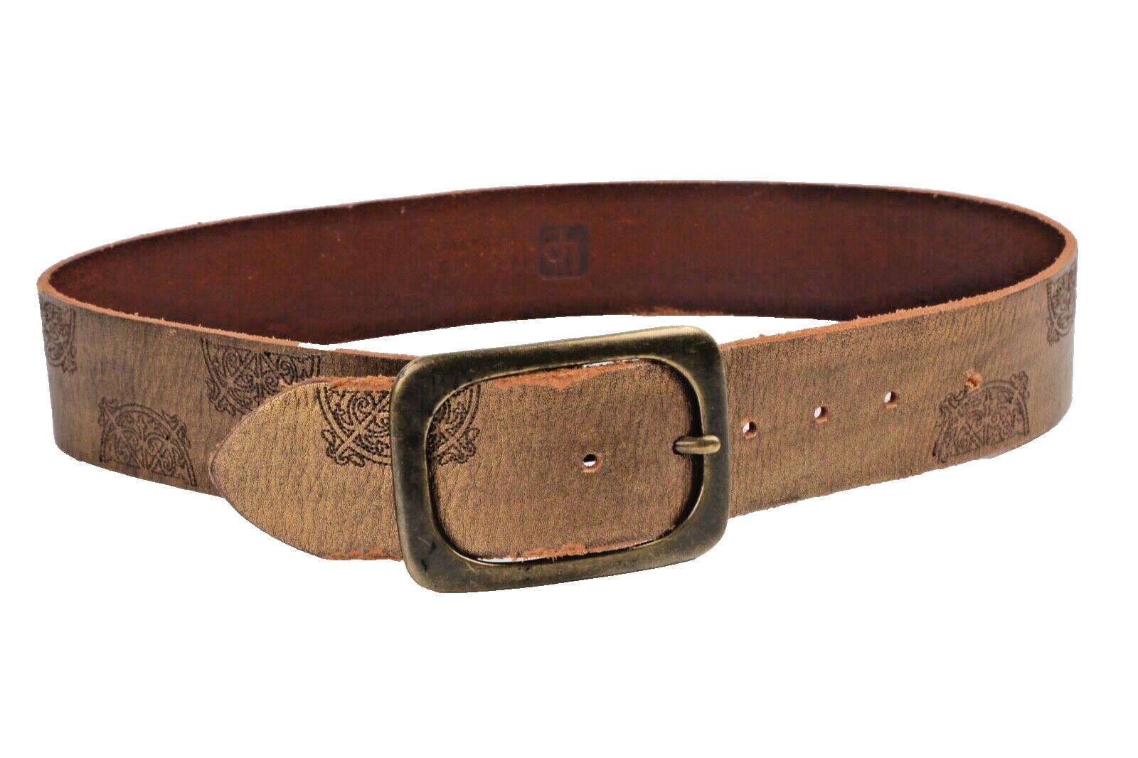 Linea Pelle Vintage Gold Waist Belt The Reign Belt | Linea Pelle main image 3