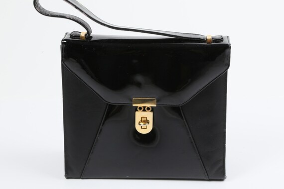 Vintage O'CONNOR & GOLDBERG Black Patent Leather F