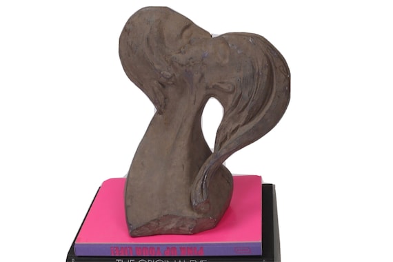 Vintage 80s David Fisher Austin Production Faces of Love Sculpture