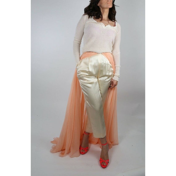 Vintage Linda Alland for Ellen Tracy Ivory Cream … - image 1