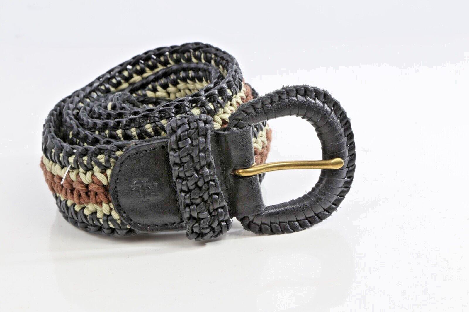 *Ralph Lauren Collection Brown Multi Double Buckle Whipstitched Western Belt Ralph Lauren Western Belt - Etsy main image 3