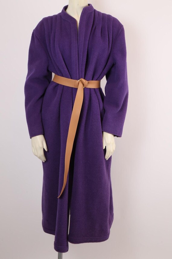 Vintage VALENTINO Boutique Purple Long Coat Size 1