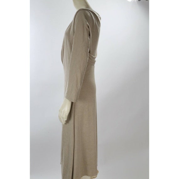 Vintage MAX MARA Beige 2 Piece Draped Dress Cropp… - image 8