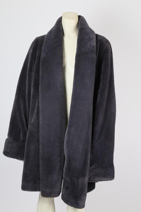Vintage Unbranded Grey Teddy Bear Oversized Midi C