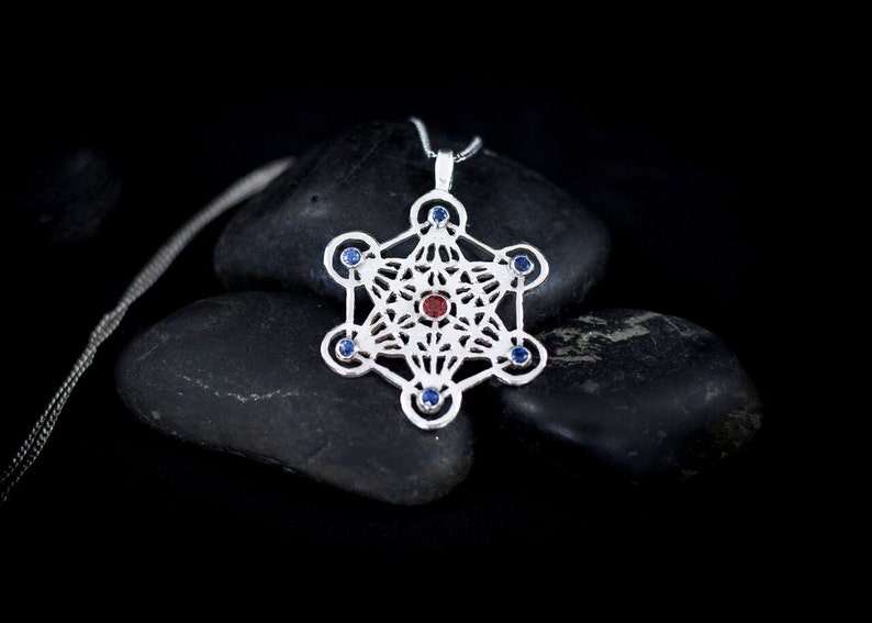 Sacred Geometry Metatron's Cube Pendant image 2