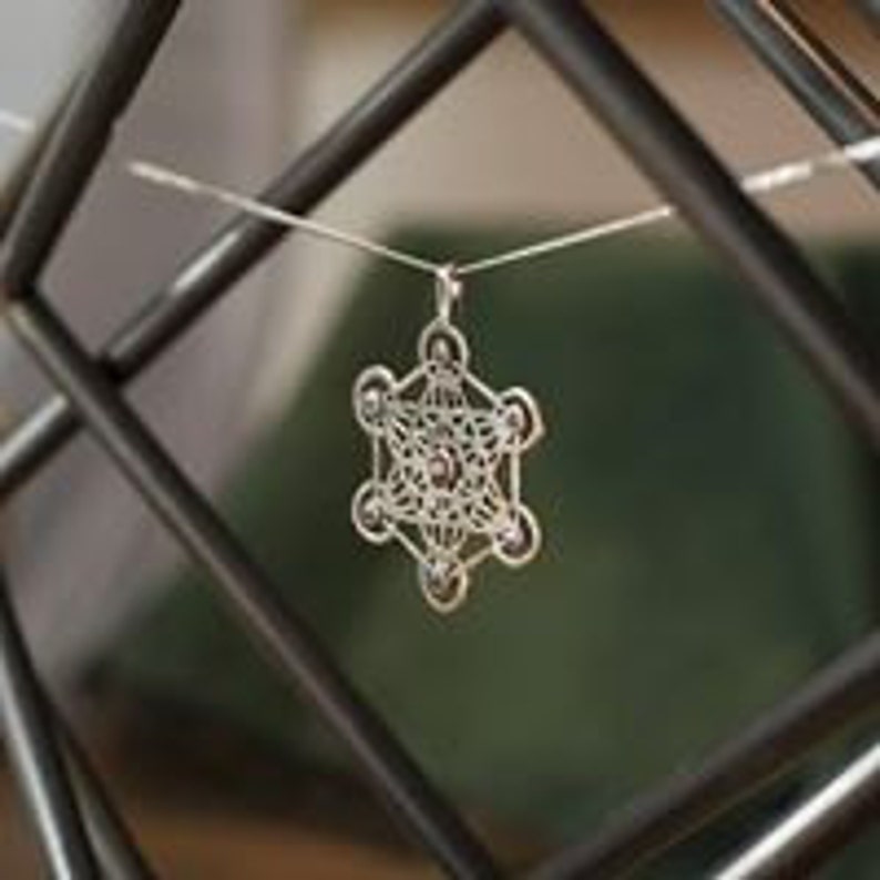 Sacred Geometry Metatron's Cube Pendant image 3