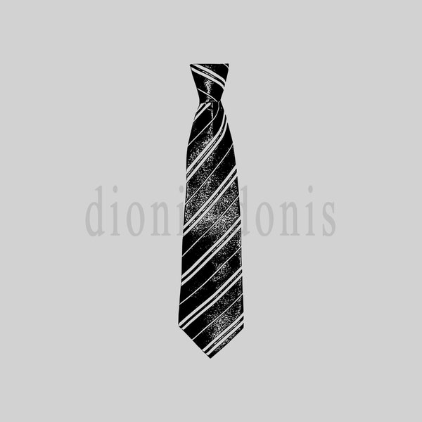 Grunge Tie SVG | Airbrush Texture, Silhouette, Cricut, ClipArt, Digital Download, Vector | Dapper, Dressy, Formal, Professional, Funny