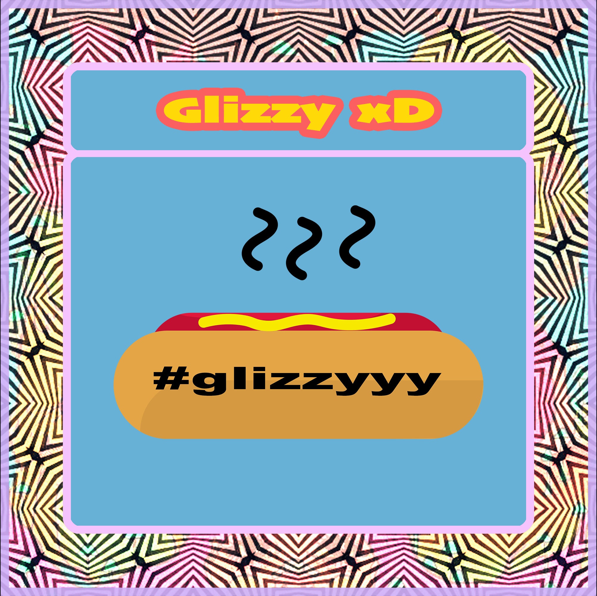 Glizzy Dog Twitch Icon Discord Emoji Gif Digital Download Hotdog