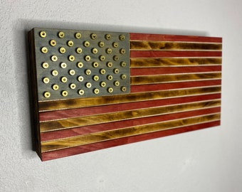American Flag Concealment Cabinet