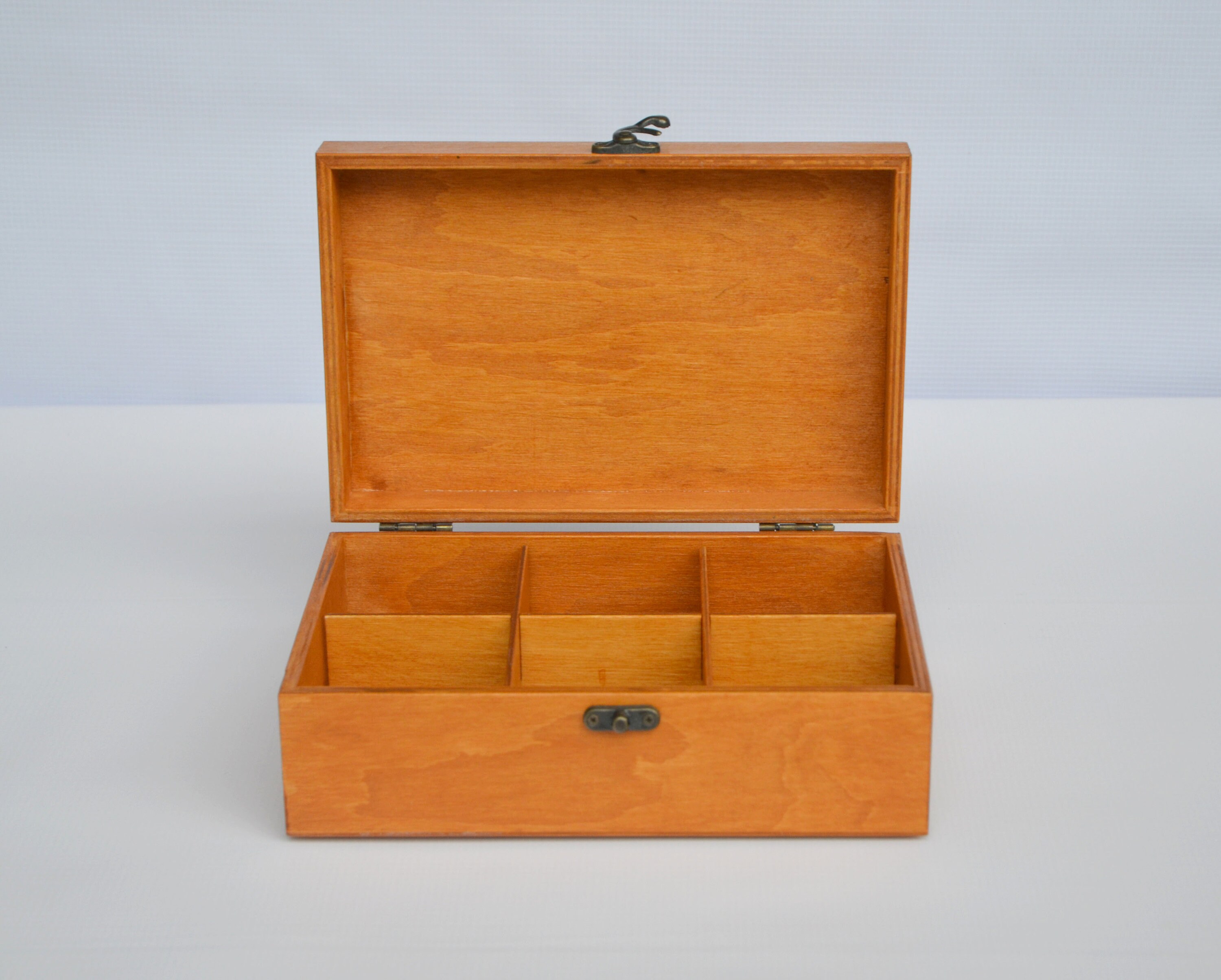 Custom WOOD Box With Tree of Life Blooming Flowers. Tea Box Etsy