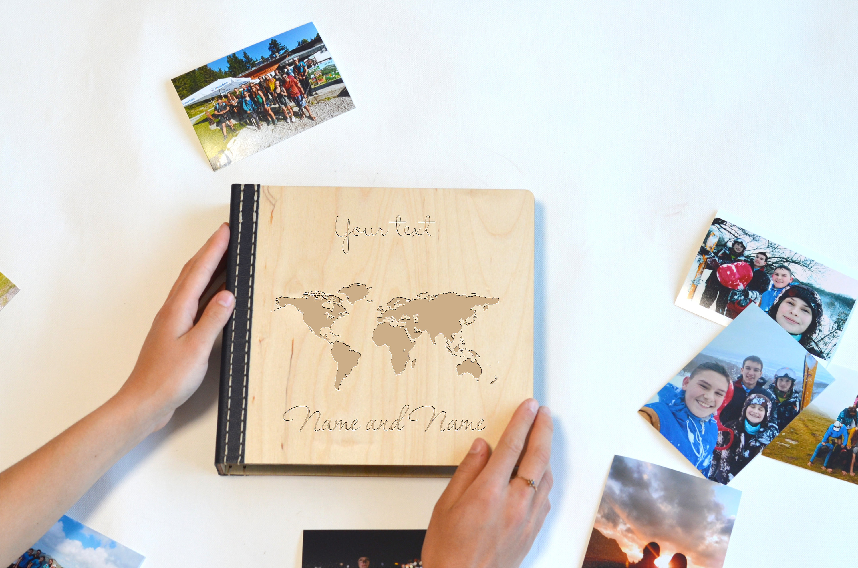 Our Adventure Photo Album, Travel Scrapbook Album, World Map Photo  Guestbook, Wedding Photo Album, Adventure Book for Couples, Anniversary 