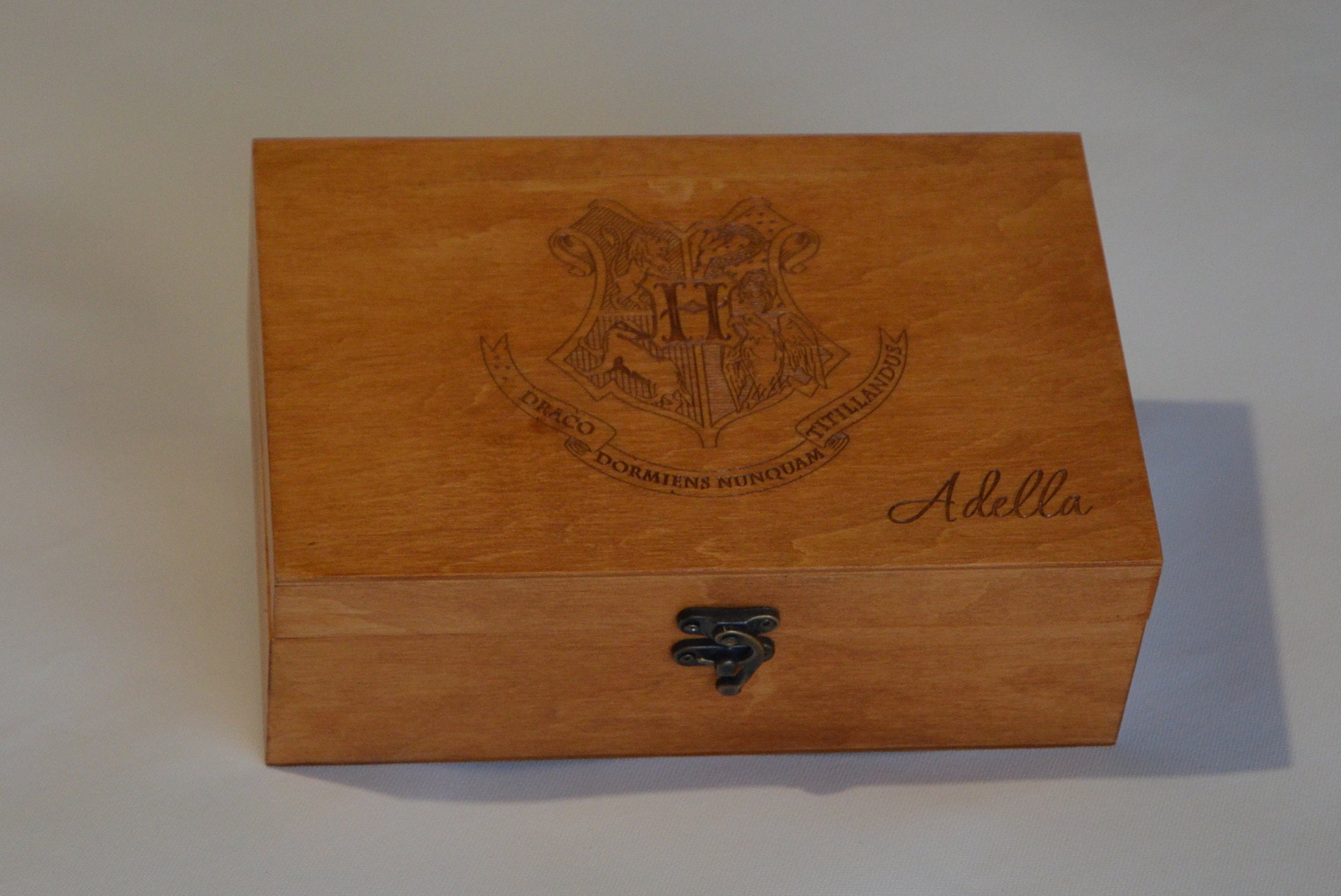 Harry Potter wood boxHarry Potter giftKeepsake wood Etsy