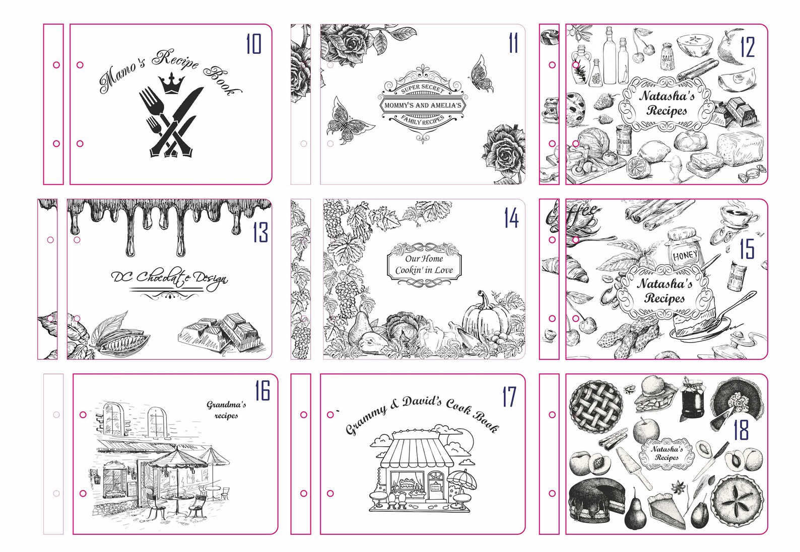 Personalized Recipe Book Wooden Personalized Recipe Book - Etsy