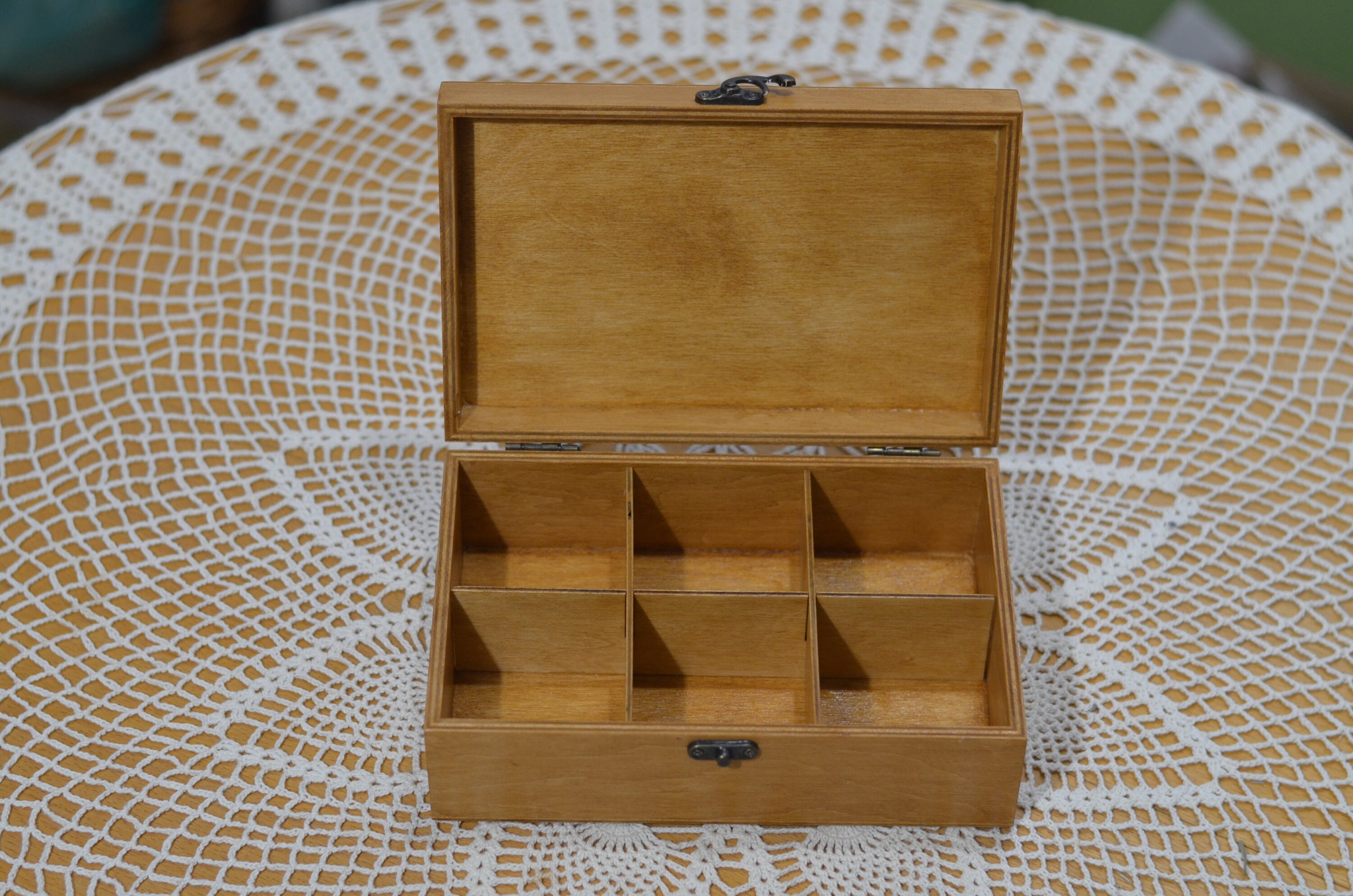 Personalized wooden TEA box. Laser engraved wooden TEA box. Etsy