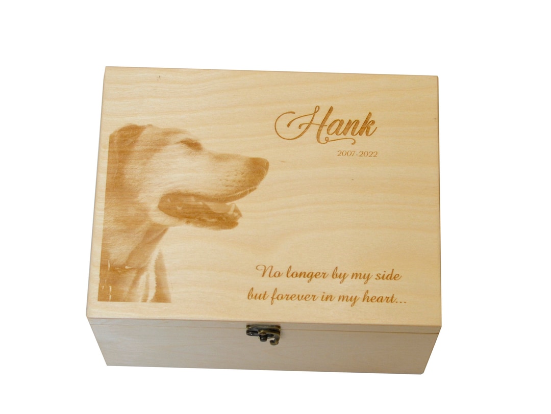 Customizable Pet Memorial Box Personalized Keepsake Box for Your