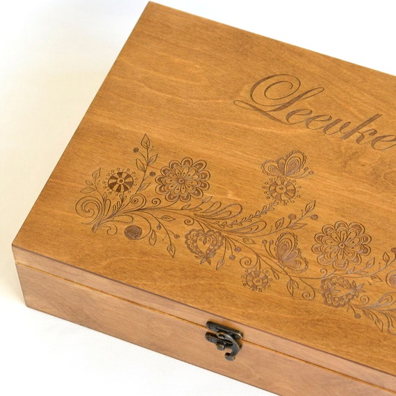 Engraved box, Personalized Jewellery Box, Memory box, Wooden Jewellery Box, Keepsake box, Custom Wooden Box, Storage box, Jewellery box