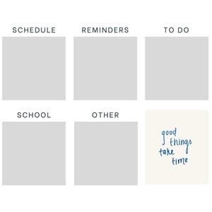 Desktop Organizer Wallpaper | Customizable Canva Template | Digital Download