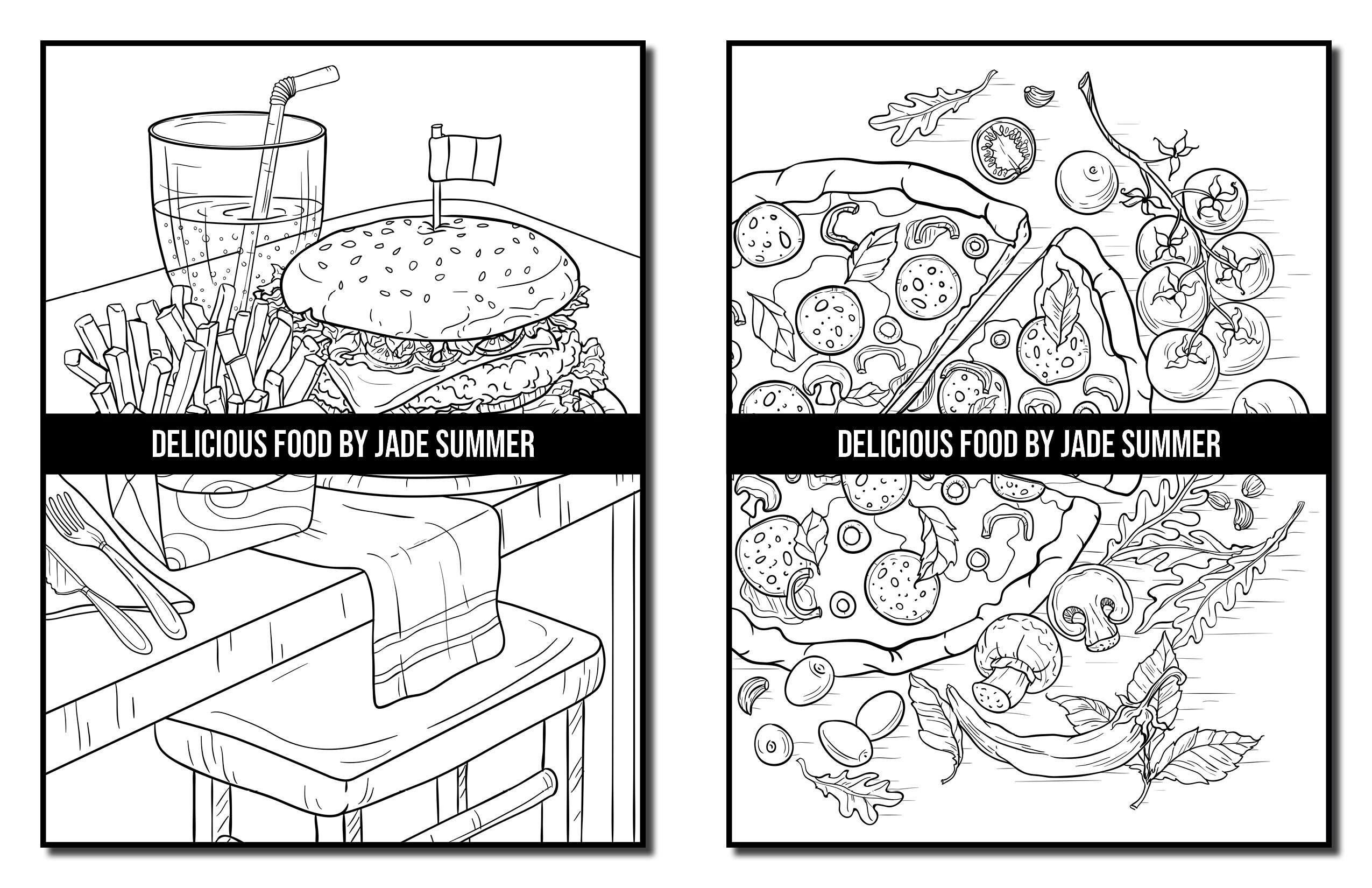 Food Coloring Pages Delicious - Il Fullxfull.4124626533 Tbql 