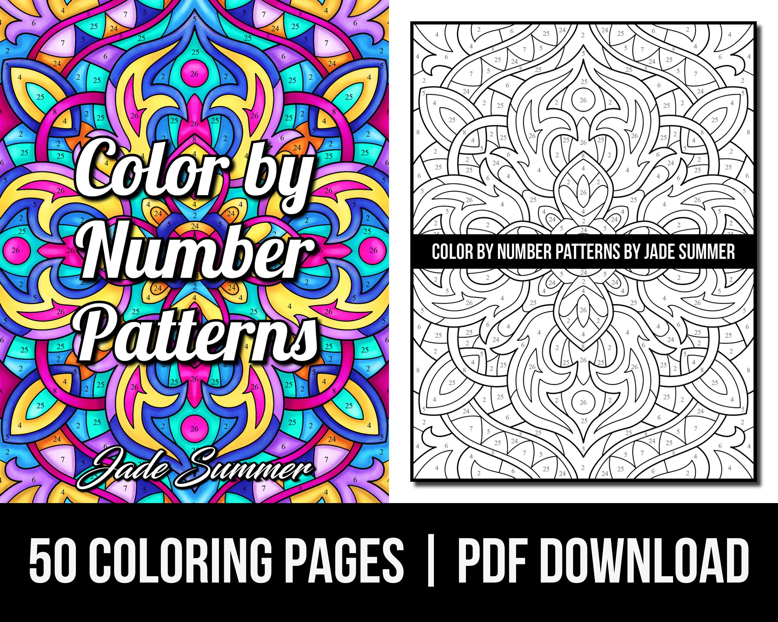 Nicole's Free Coloring Pages: COLOR BY NUMBER!  Adult color by number,  Coloring pages, Mandala coloring pages