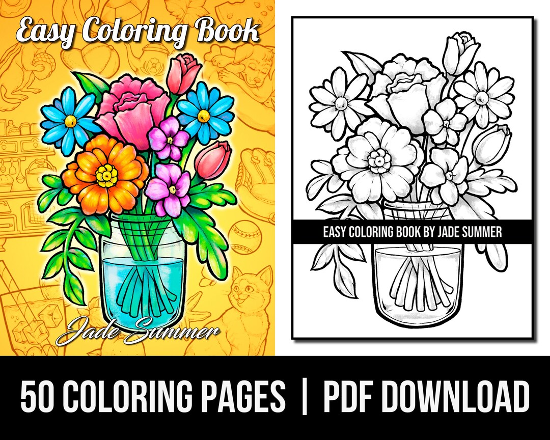 Easy Coloring Pages Easy Adult - Il 1080xN.4044636963 8rja 