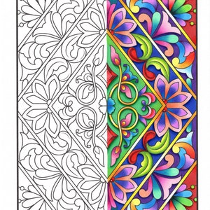 Mandala Coloring Pages: 100 Amazing Patterns Adult Coloring Book by Jade Summer 100 Digital Coloring Pages Printable, PDF Download image 2