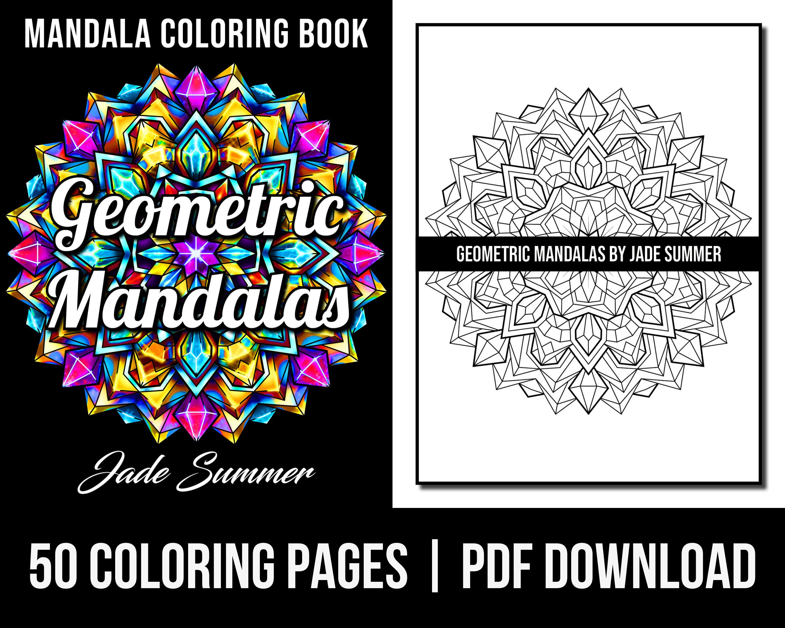 Mandala Colouring Book For Adults: 50 design amazing mandala's for